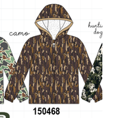 Brown Camouflage Raincoat - Aaria Tees