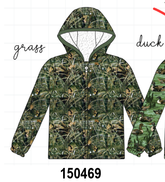 Forest Camouflage Raincoat - Aaria Tees