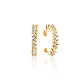Jagged Baguette Ear Cuff - Aaria Tees