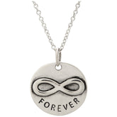 Linked Forever Sterling Necklace - Aaria Tees