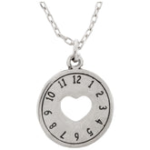 Love is Timeless Pewter Necklace - Aaria Tees