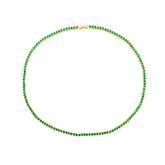 Melinda Tennis Necklace - Emerald - Aaria Tees