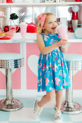 Let the Good Times Roll Tank Twirl Dress - Aaria Tees