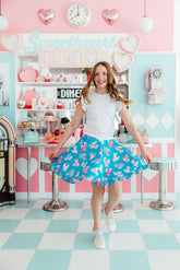 Let the Good Times Roll Ruffle Twirl Skort - Aaria Tees
