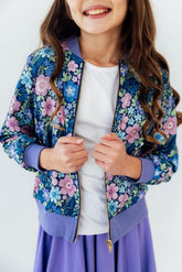 Whimsy Satin Jacket - Aaria Tees