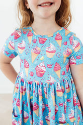 Delightful Desserts S/S Pocket Twirl Dress - Aaria Tees