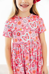 Hippie Sissy S/S Pocket Twirl Dress - Aaria Tees