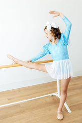 Snow Day L/S Twirl Leotard - Aaria Tees
