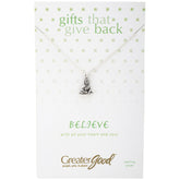 Mindful Living Sterling Necklace - Aaria Tees