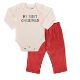 gift set | my first christmas red - Aaria Tees