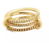 Pave Ring Set - Aaria Tees