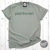 Plantrovert Round Pigment Dyed Tee - Aaria Tees