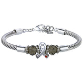 Diabetes Awareness Ribbon Cable Bracelet! - Aaria Tees