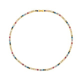 Rainbow Tennis Necklace - Aaria Tees