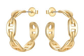 Rosie Link Hoops - Aaria Tees