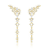 Scarlett CZ Drop Earring - Aaria Tees