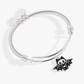 Bat Skeleton Bangle Bracelet - Aaria Tees
