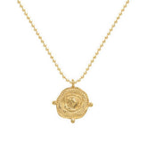 Skyler Coin Necklace - Aaria Tees