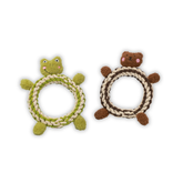 Daisy and Jasper Squeaky Plush Rope Toys - Aaria Tees