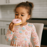 Sweet Tooth Swirly Girl Dress - Aaria Tees
