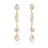 Tatiana Pearl Drop Earring - Aaria Tees