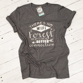 There's No WIFI in the Forest, but You'll Find a Better Connection - Unisex V-Neck Tee - Aaria Tees