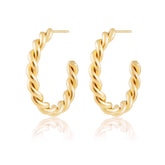 Twist Hoops - Aaria Tees