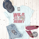 Wild At Heart Crew Neck Tee - Aaria Tees