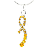 Yellow Ribbon Journey Necklace - Aaria Tees