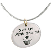 You Are What You Eat Necklace - Aaria Tees