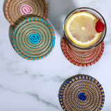 Handmade Pine Needle Coasters - Set of 4 - Aaria Tees Aaria Tees