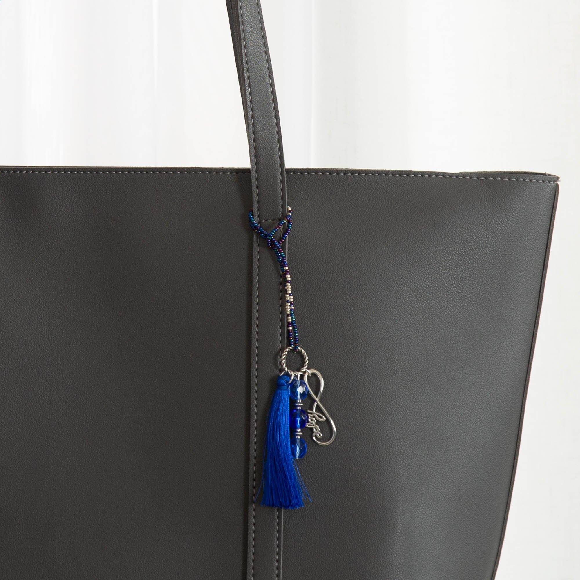 Blue Hope Beaded Bag Charm! - Aaria Tees Aaria Tees