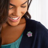 Fur-Ever Home Rainbow Paw Pin - Aaria Tees Aaria Tees
