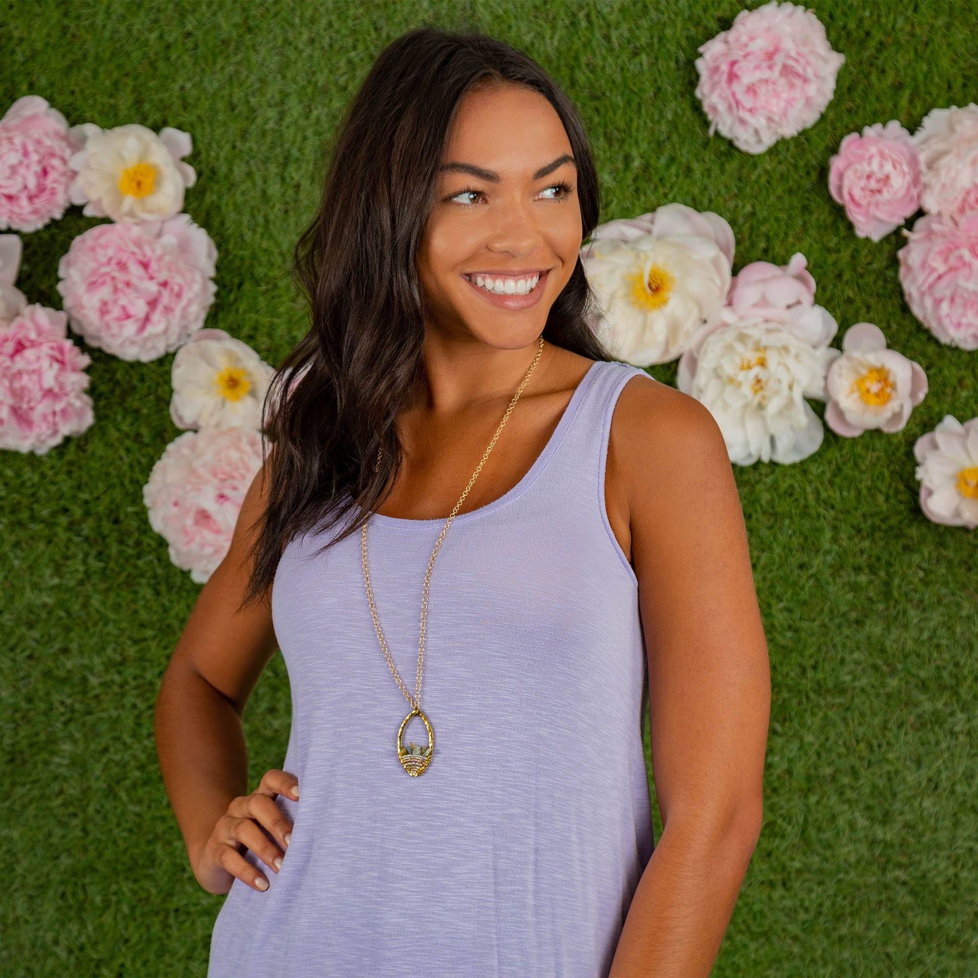 Maji Stone Necklace - Aaria Tees Aaria Tees