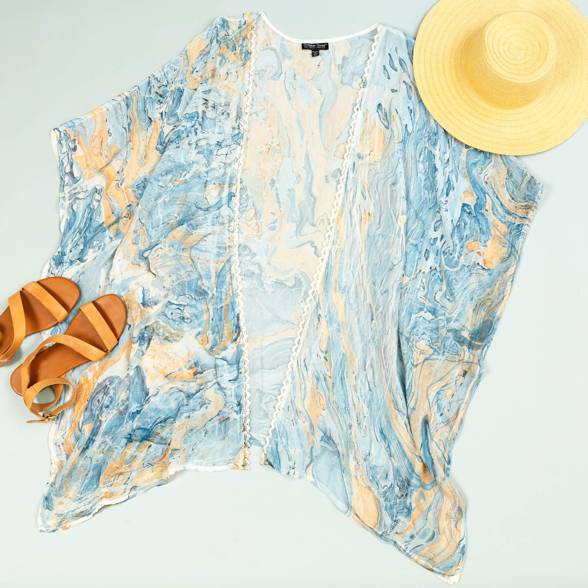Living Marbleous Kimono - Aaria Tees Aaria Tees