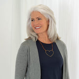 Love Light Gold-Plated Necklace - Aaria Tees Aaria Tees