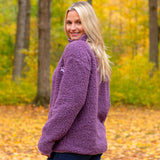 Cozy Paw Plush Sherpa Fleece Pullover - Aaria Tees Aaria Tees
