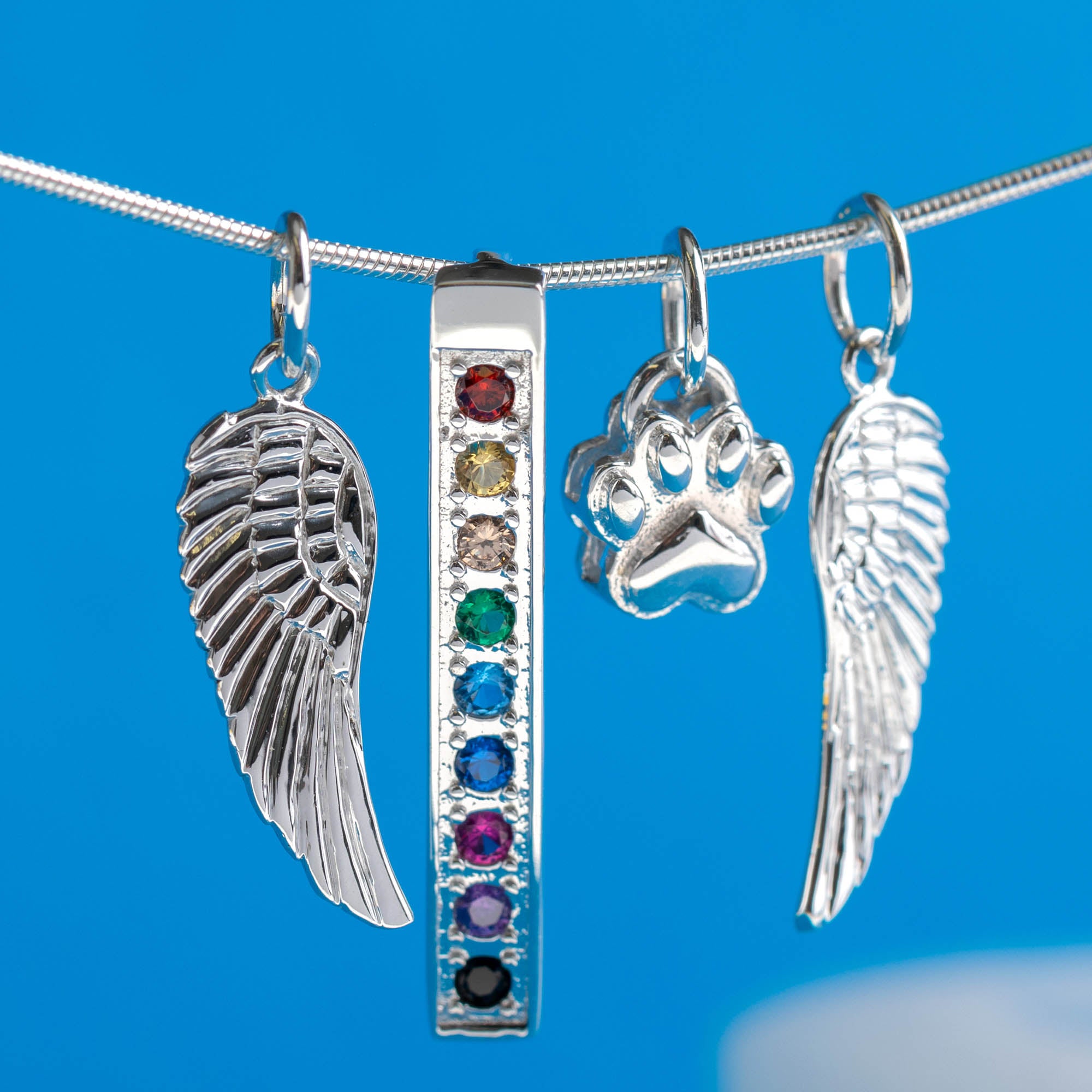 Rainbow Bridge Sterling Necklace - Aaria Tees Aaria Tees