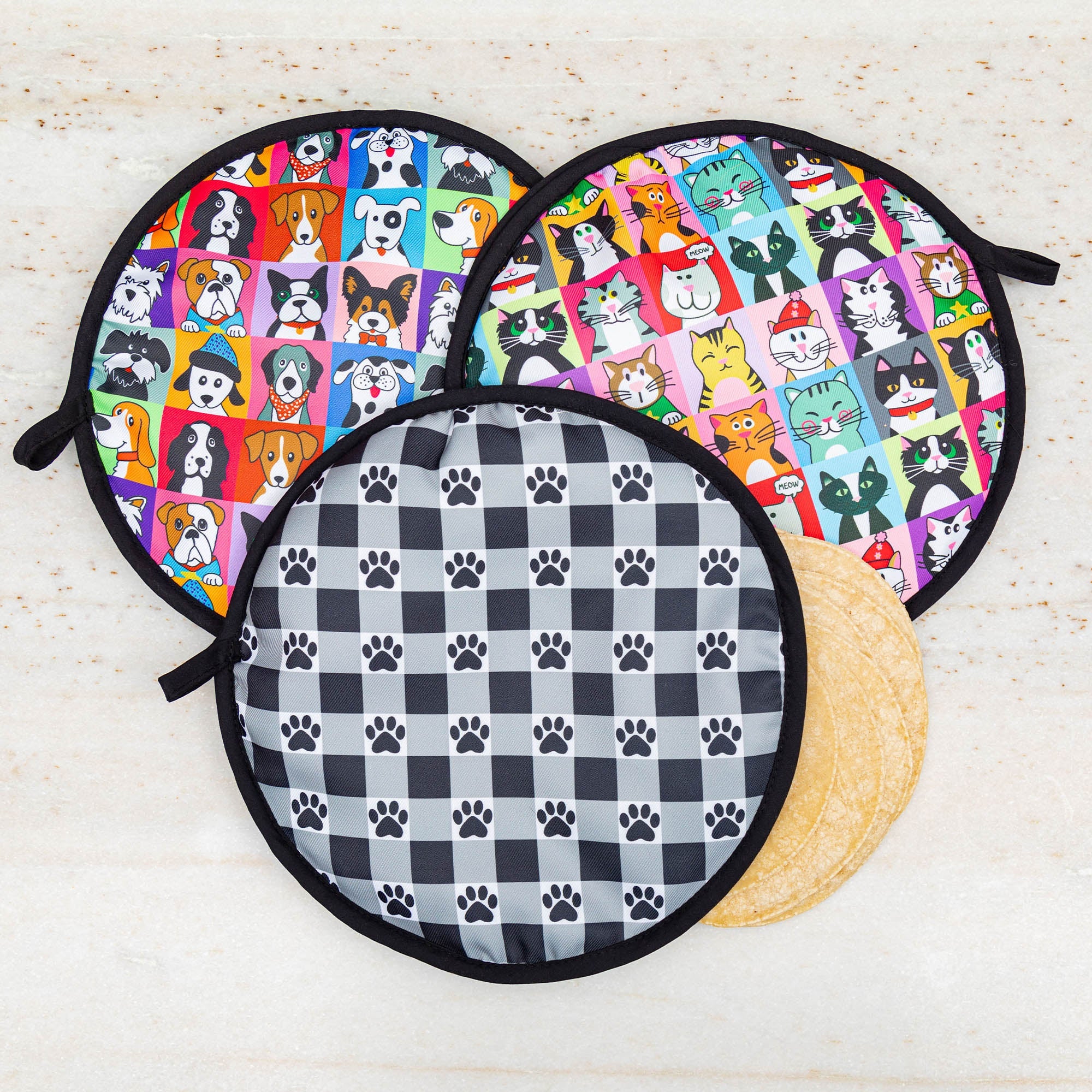 Pet Print Insulated Tortilla Warmer - Aaria Tees Aaria Tees