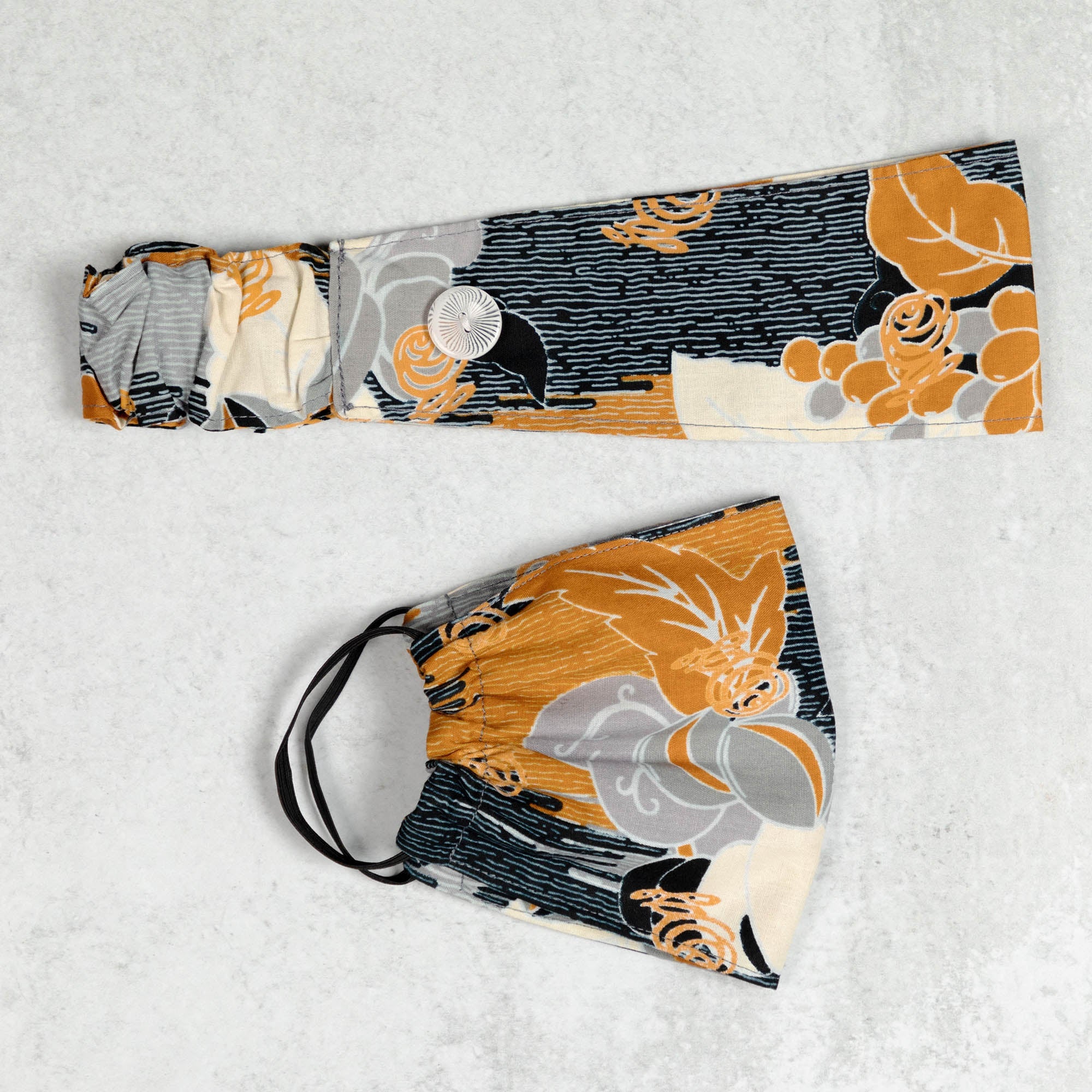 Patterns Galore Fair Trade Face Mask & Headband - Aaria Tees Aaria Tees