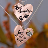 Best Grandma Mixed Metal Necklace - Aaria Tees Aaria Tees