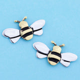 Honey Bee Sterling Post Earrings - Aaria Tees Aaria Tees