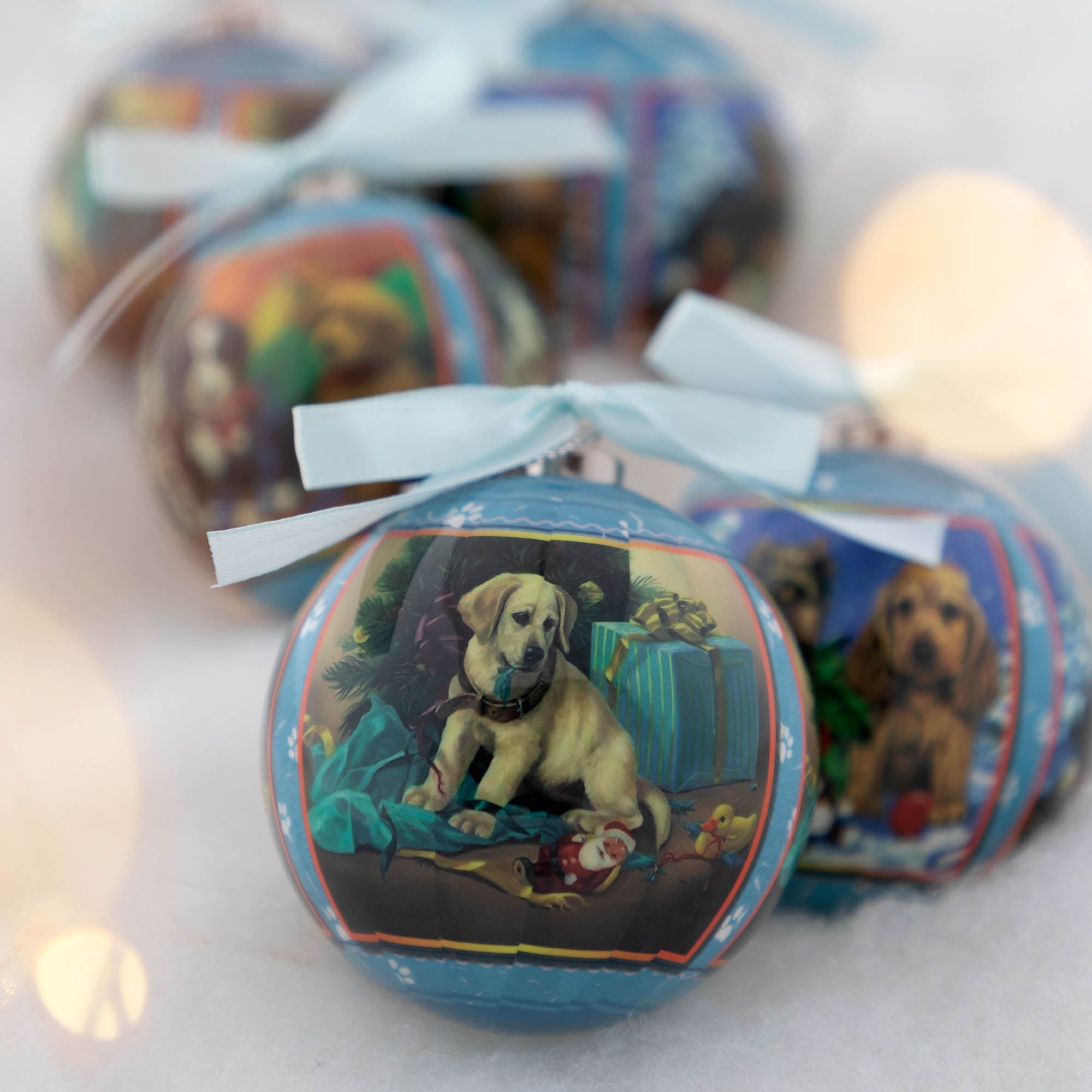 Precious Pets Shatterproof Christmas Ornaments - Set of 6 - Aaria Tees Aaria Tees