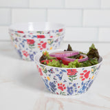 Flower Garden Paws Melamine Dinnerware Set - Set of 4 - Aaria Tees Aaria Tees