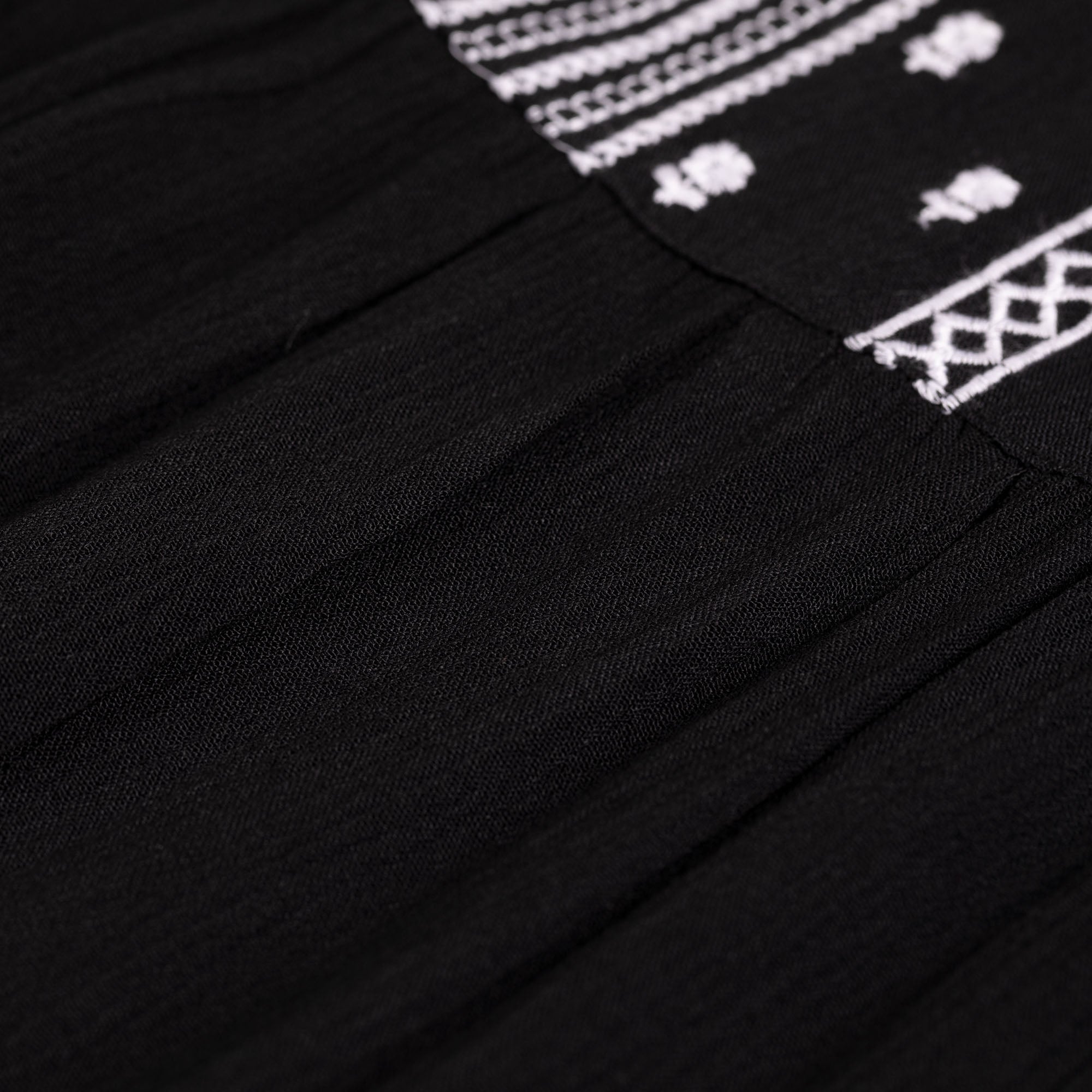 Midnight Garden Embroidered Long Dress - Aaria Tees Aaria Tees
