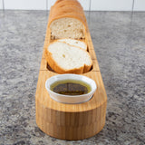 Bamboo Bread Cutting Board with Dip Cup - Aaria Tees Aaria Tees