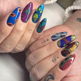 African Print Nail Wraps - Aaria Tees Aaria Tees