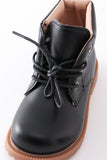 Black lace up bootie - Aaria Tees Aaria Tees