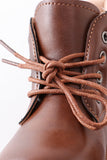 Brown lace up bootie Aaria Tees