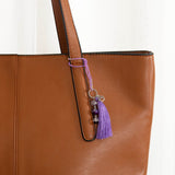 Beaded Purple Paw Bag Charm! - Aaria Tees Aaria Tees